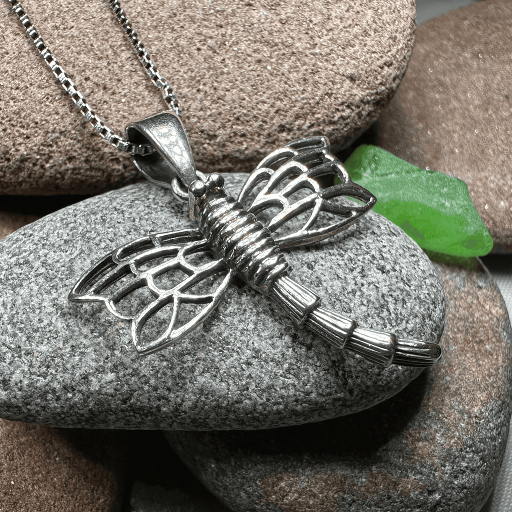 Celtic Dragonfly Necklace - 18