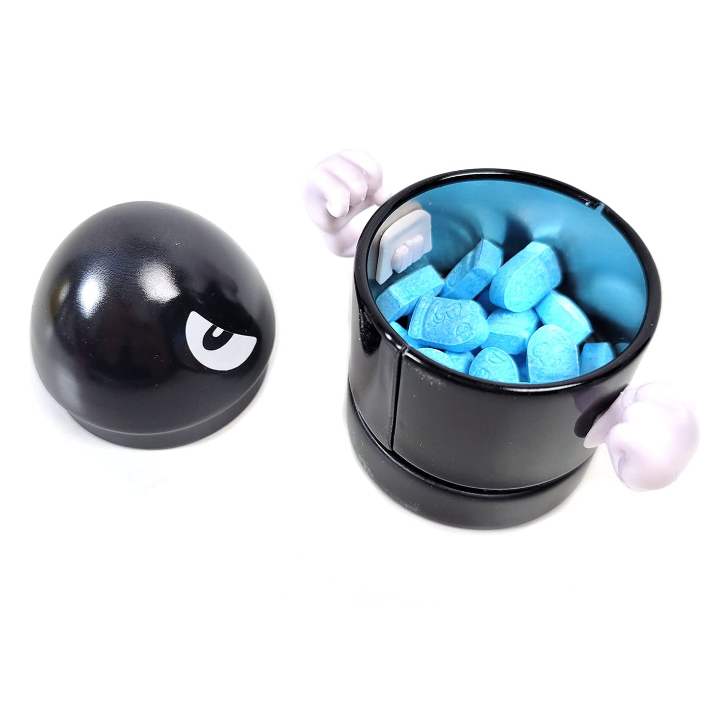 Super Mario Bullet Bill Blue Raspberry Candy Sours - Boston America