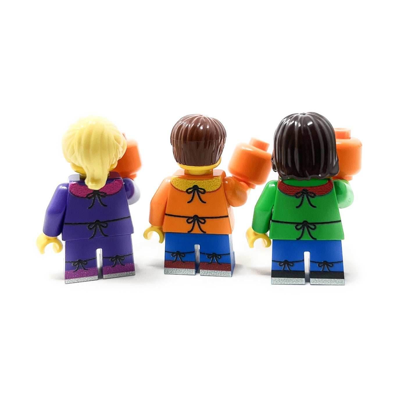 Set of 3 Kids Trick-or-Treating on Halloween Minifig Collection - 