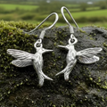 Realistic Hummingbird Earrings