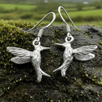 Realistic Hummingbird Earrings