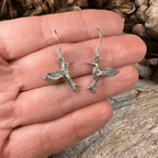 Realistic Hummingbird Earrings - 