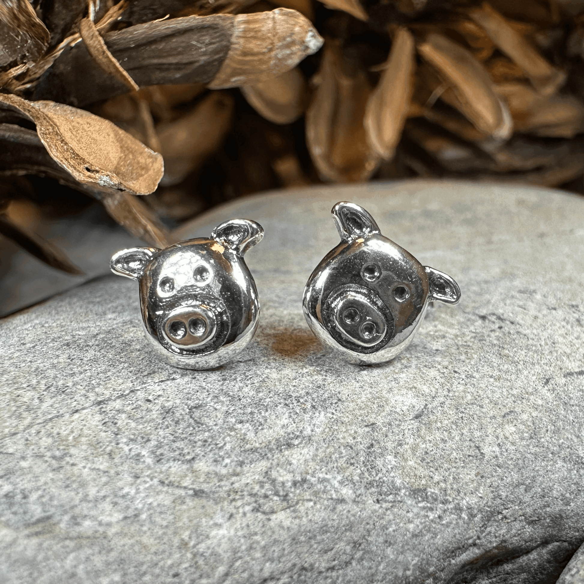 Little Piggy Stud Earrings - 