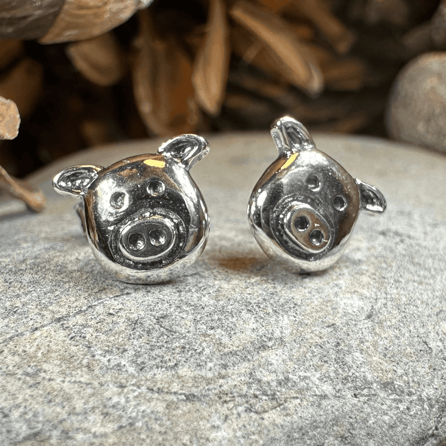 Little Piggy Stud Earrings - 