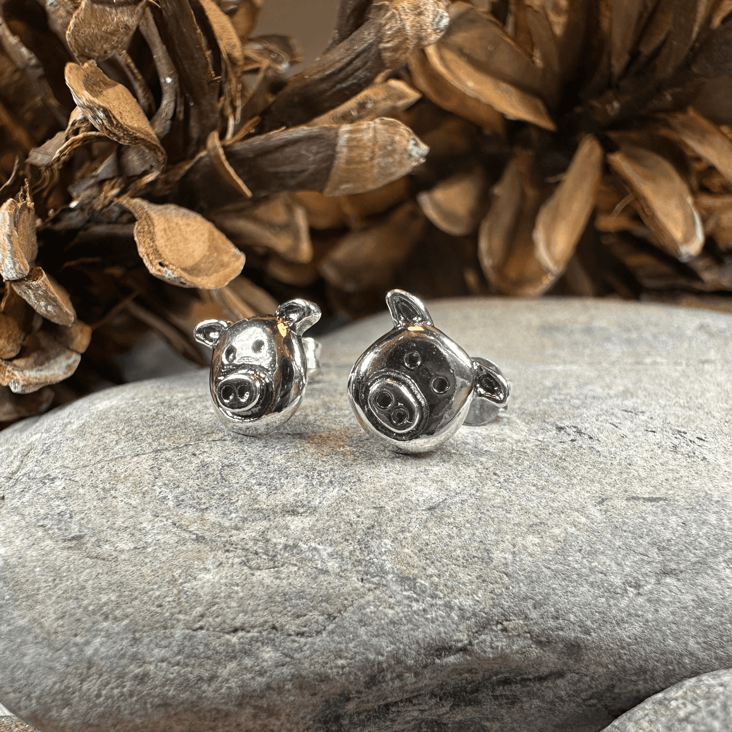 Little Piggy Stud Earrings - 