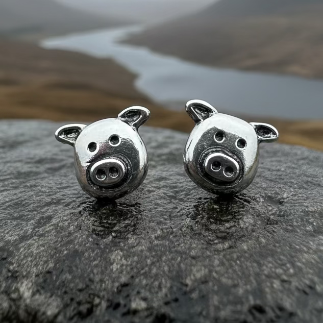 Little Piggy Stud Earrings