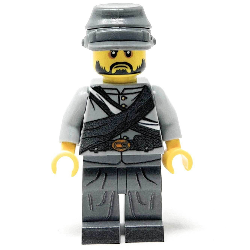 Civil War Confederate Soldier - Custom LEGO Military Minifigure B3 Customs - 