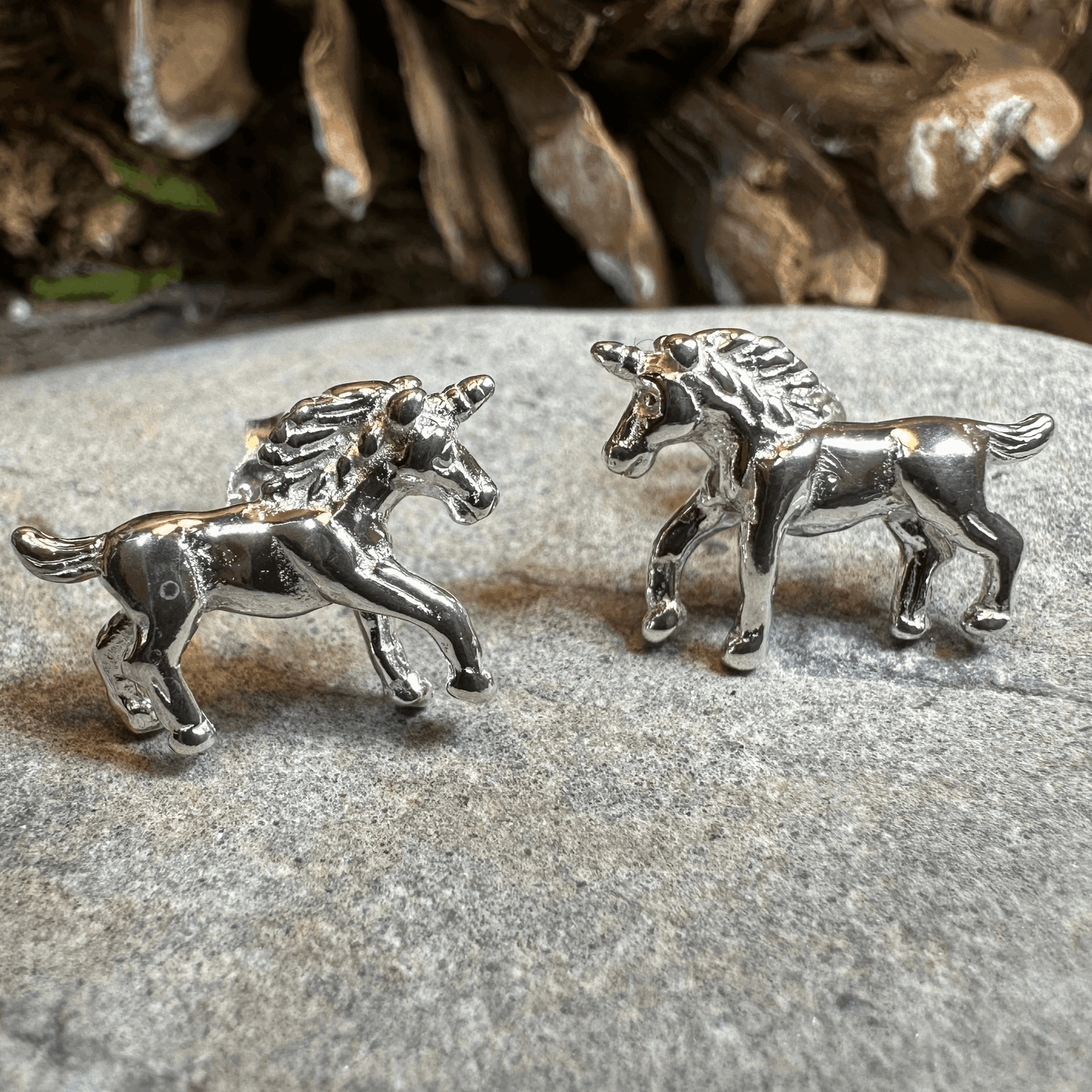 Legendary Unicorn Post Back Earrings - 