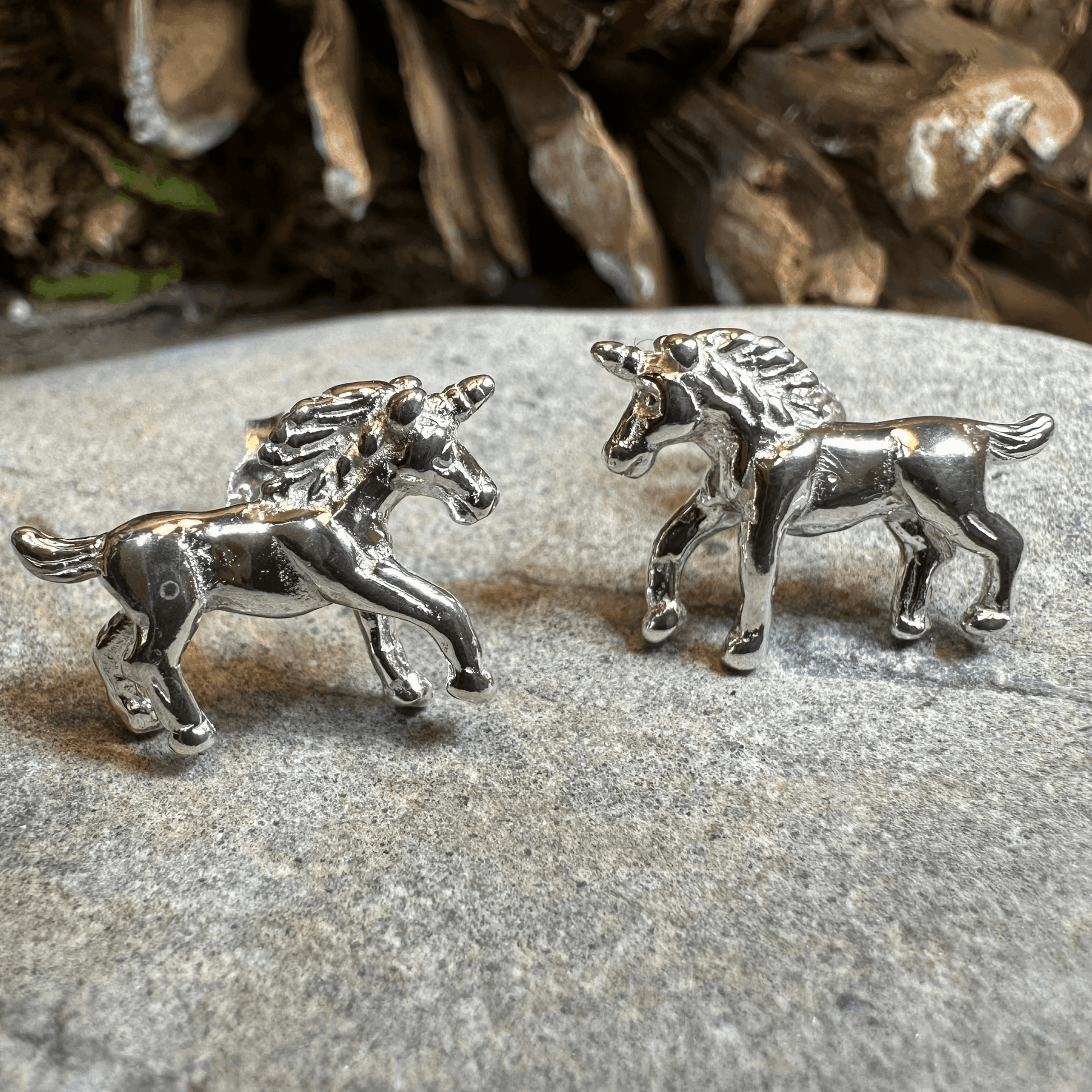 Legendary Unicorn Post Back Earrings - 