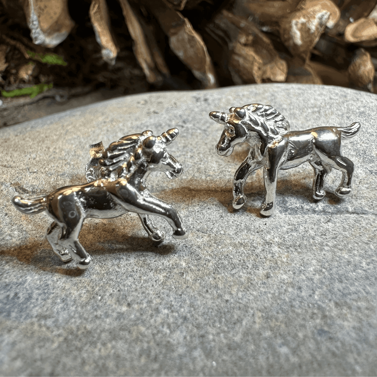 Legendary Unicorn Post Back Earrings - 