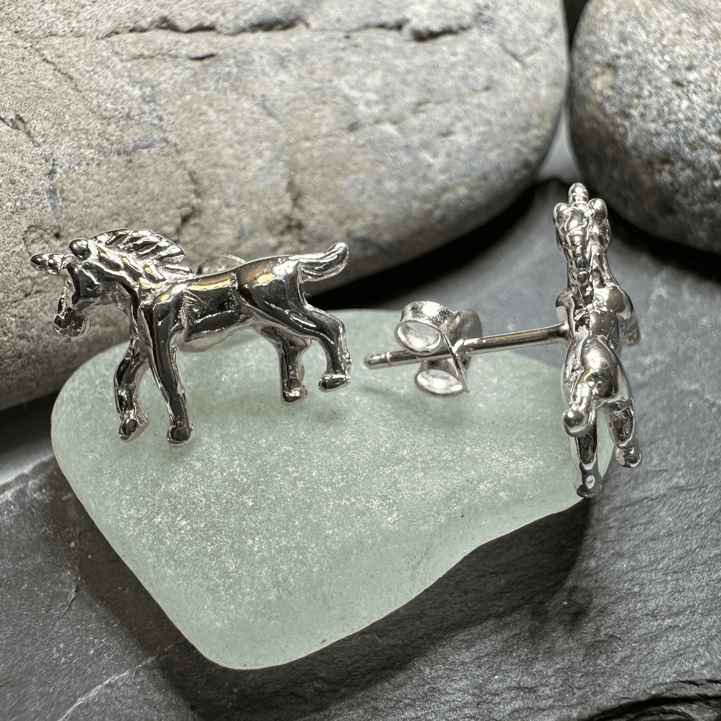 Legendary Unicorn Post Back Earrings - 