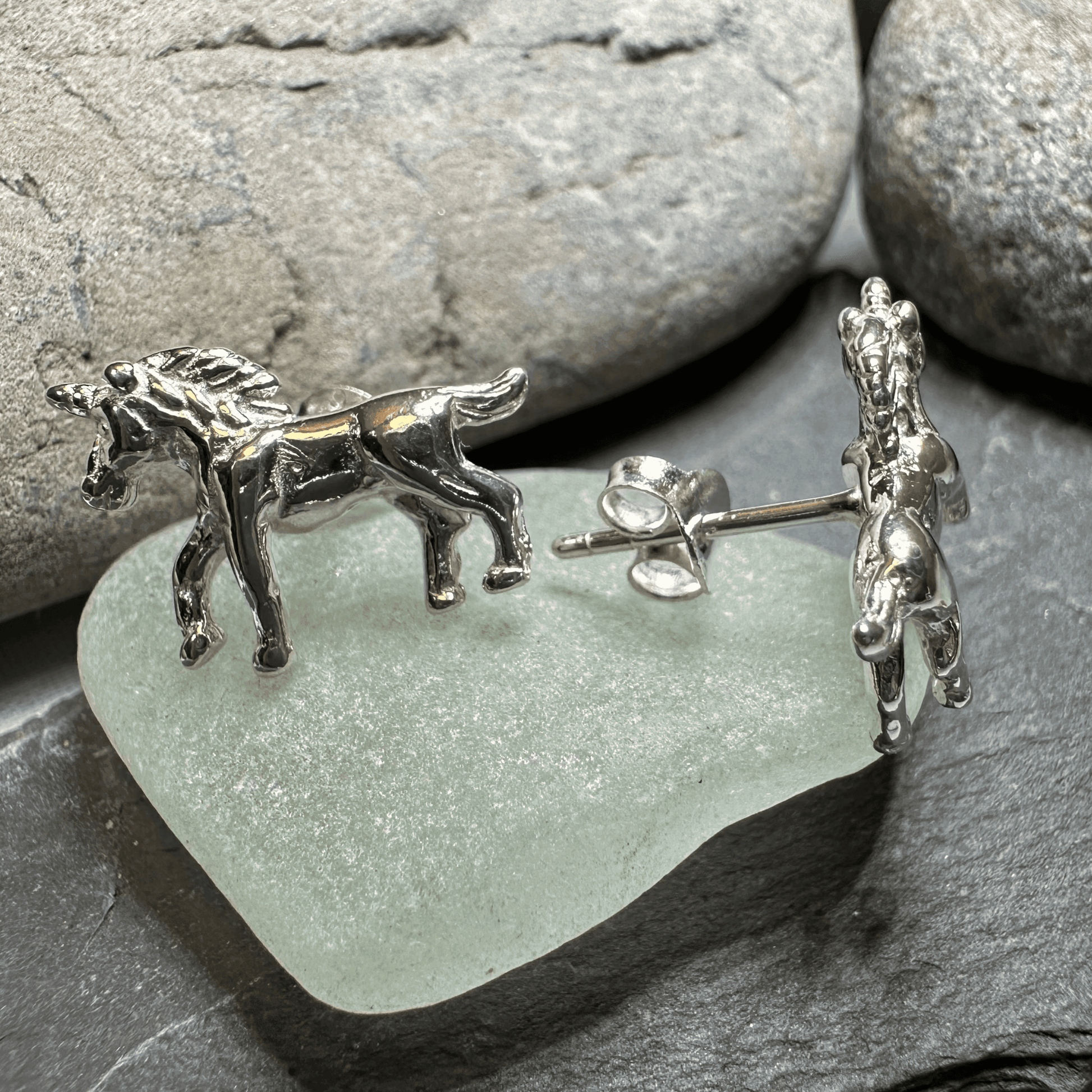 Legendary Unicorn Post Back Earrings - 