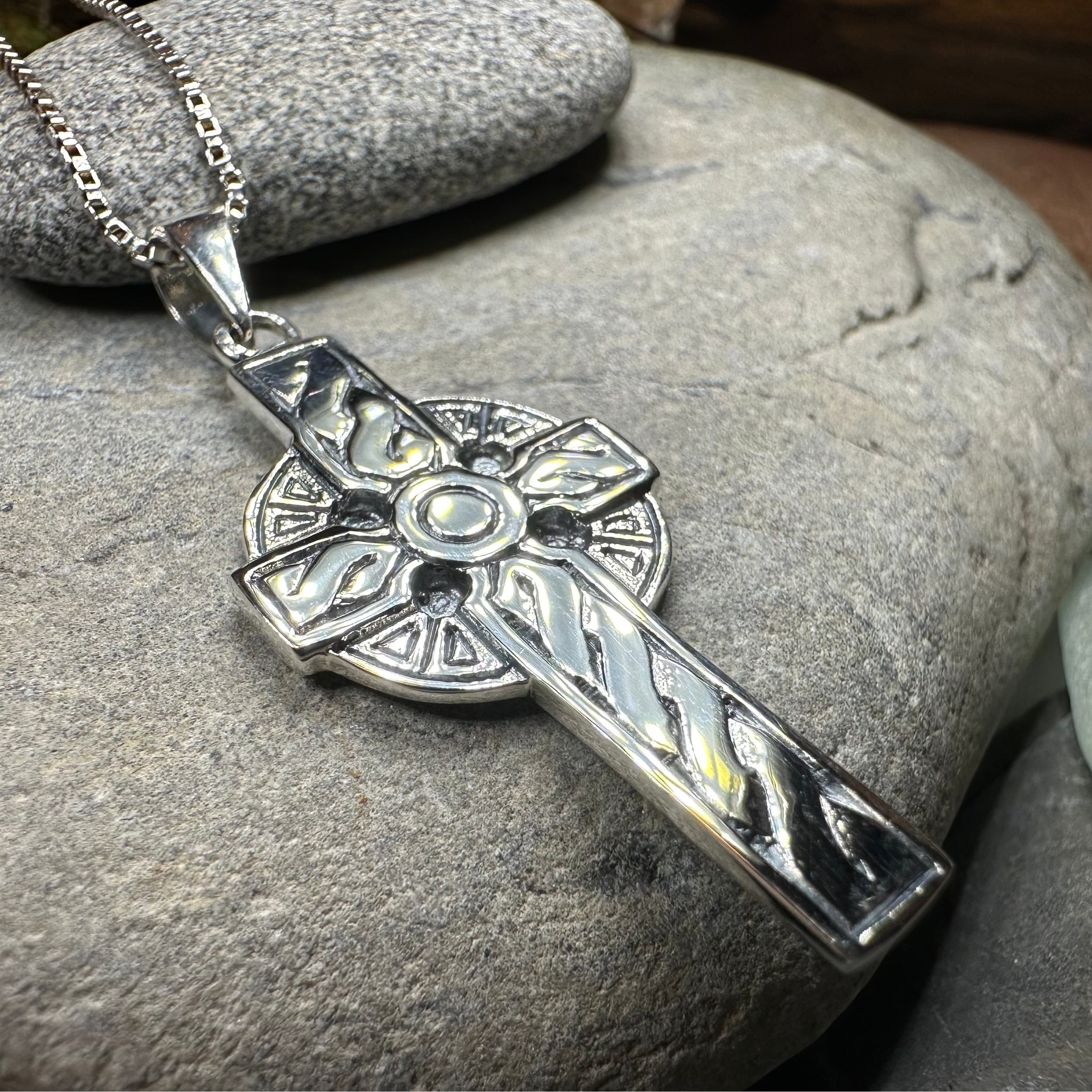 Teelin Celtic Cross Necklace