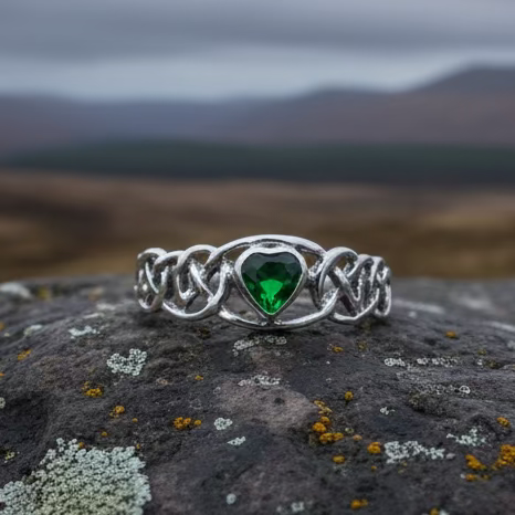 Amore Celtic Heart Ring