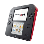 Nintendo 2DS Console | Used - VG Black/Red with Charger and Stylus