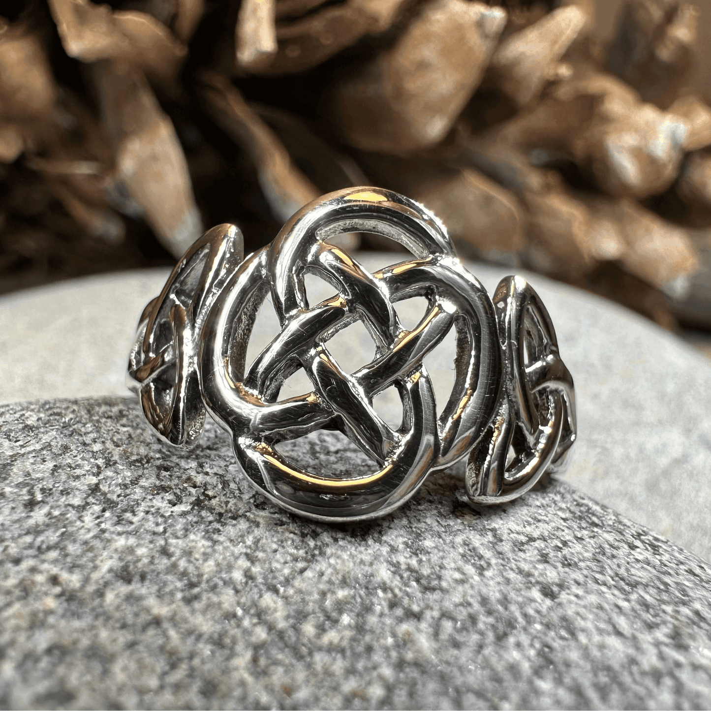Asha Celtic Dara Knot Ring - 5