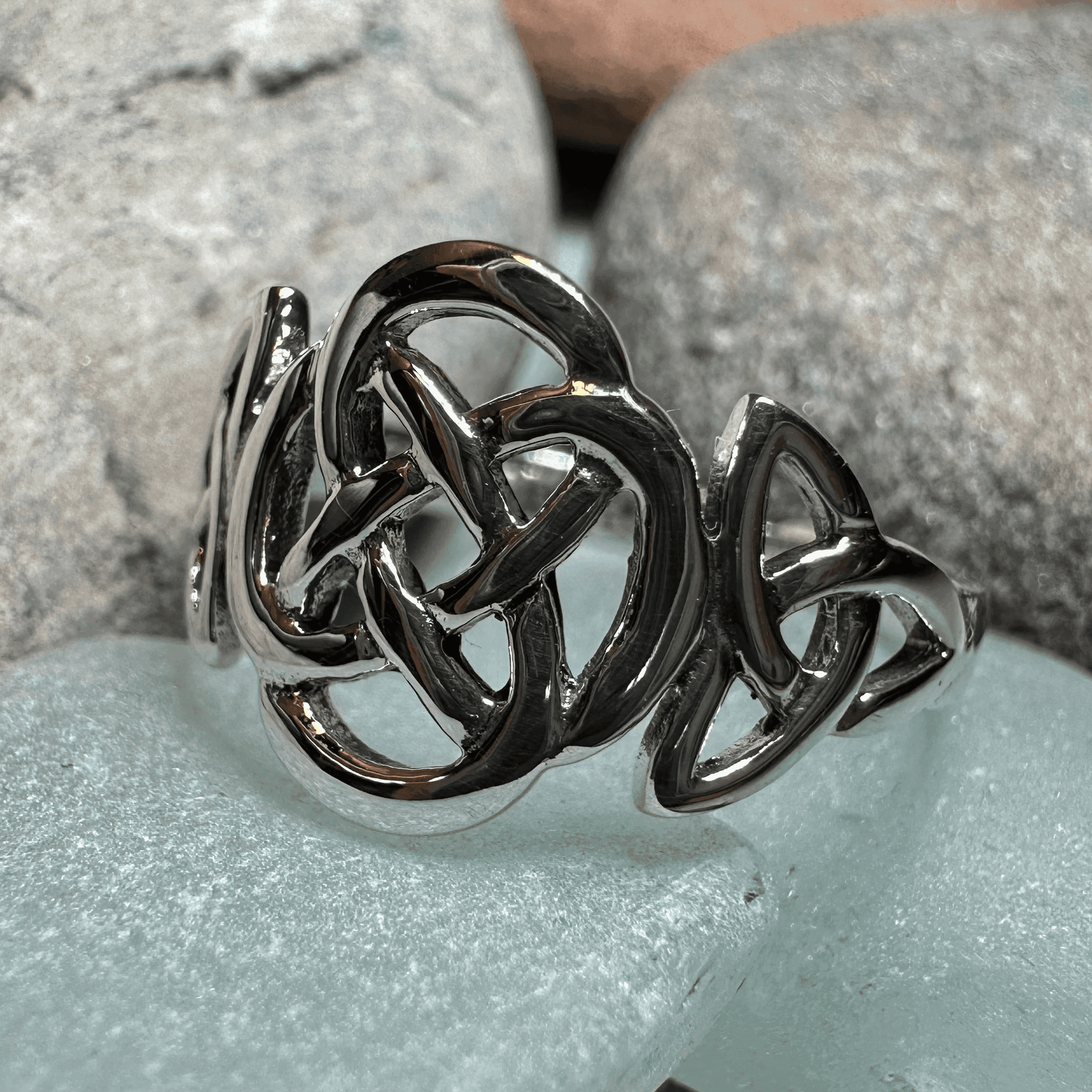 Asha Celtic Dara Knot Ring - 5