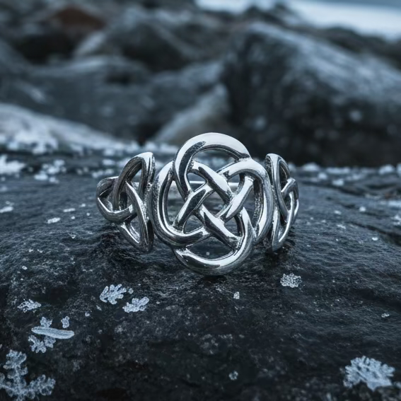 Asha Celtic Dara Knot Ring