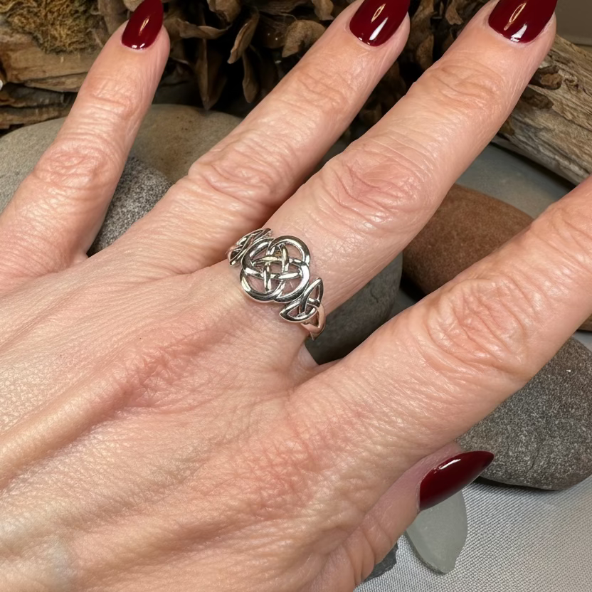 Asha Celtic Dara Knot Ring