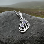 Scottish Spring Thistle Necklace