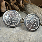 Brave Thistle Cuff Links