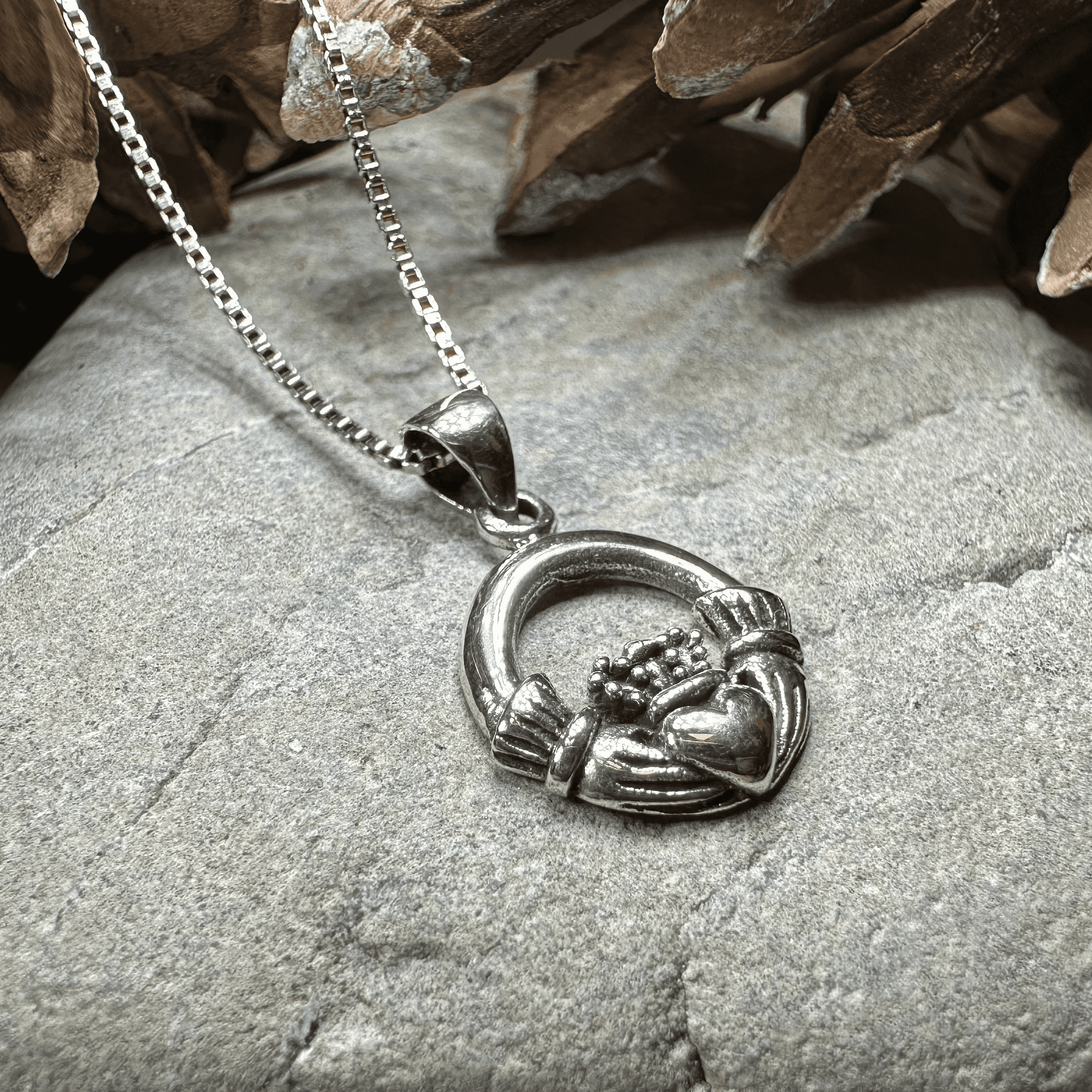 Petite Claddagh Necklace - 