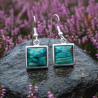 Heathergems Square Earrings