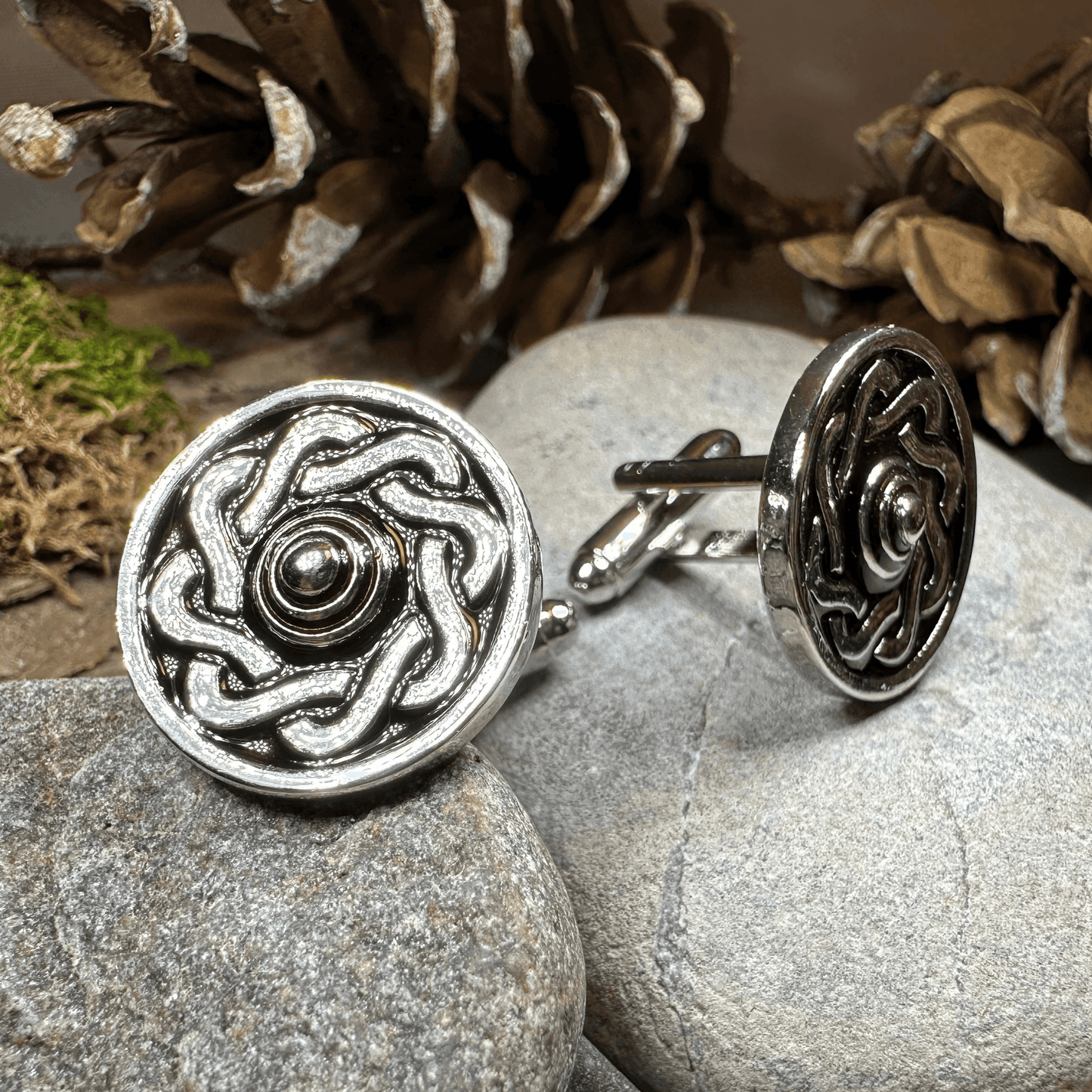 Celtic Shield Cuff Links - 
