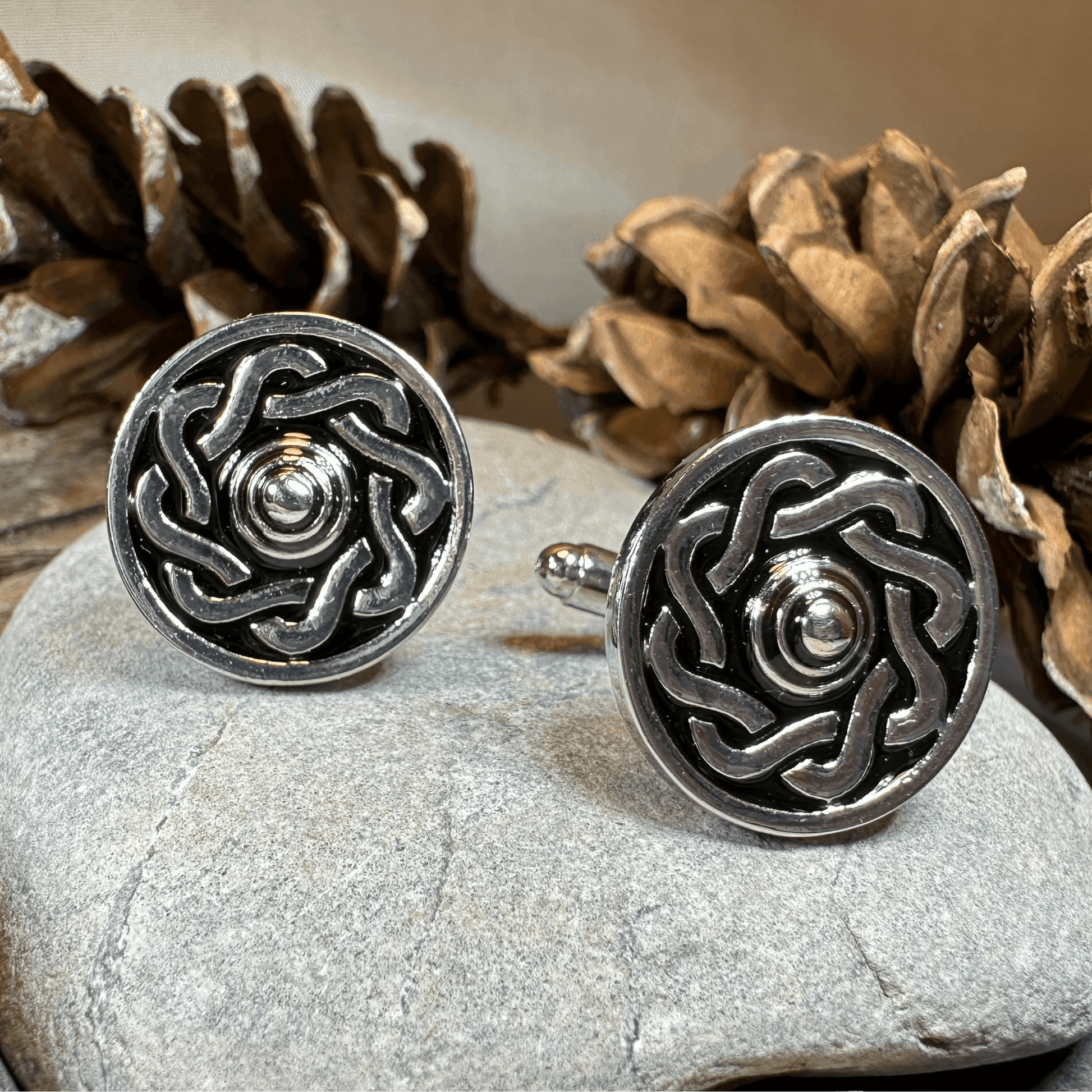 Celtic Shield Cuff Links - 
