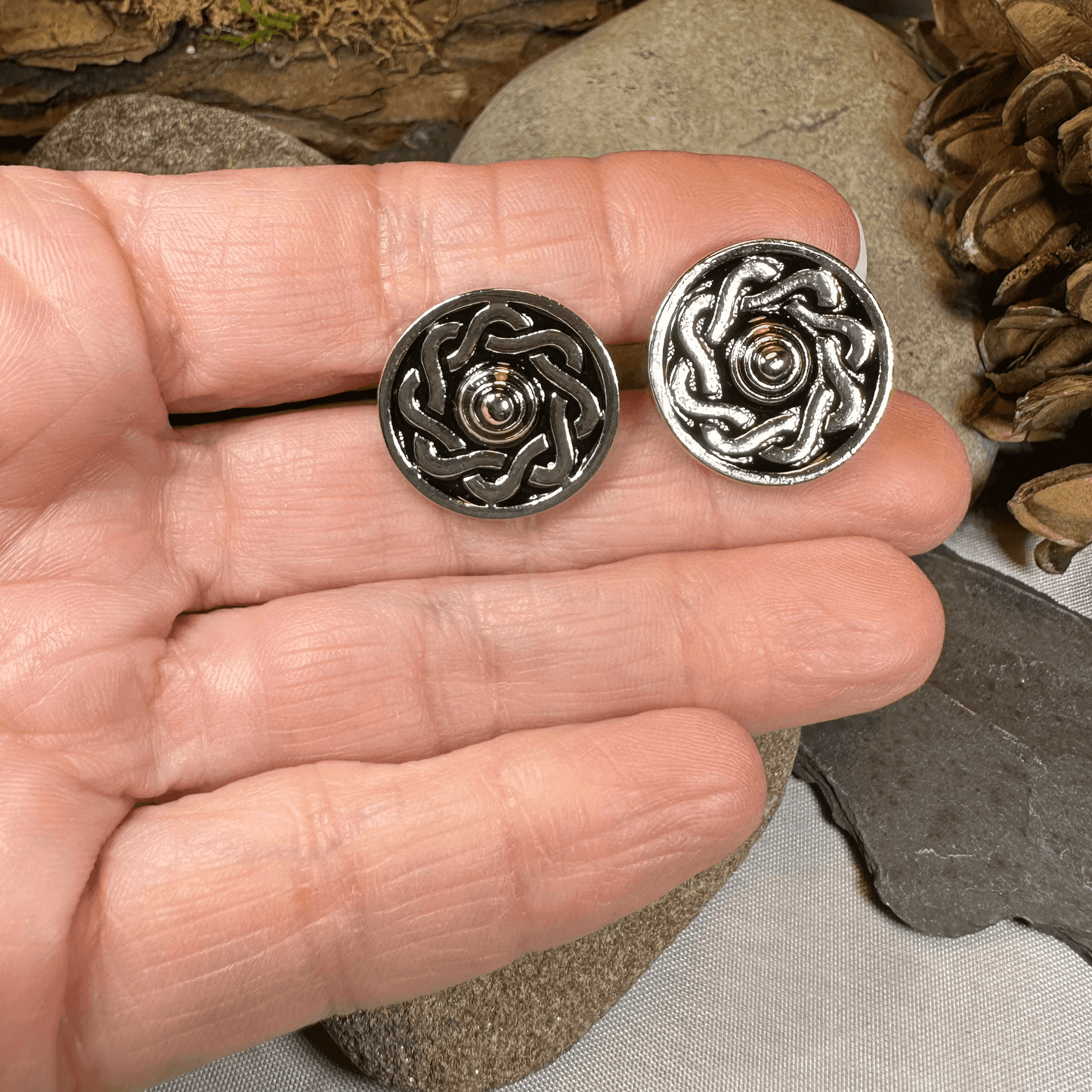 Celtic Shield Cuff Links - 