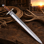 Sword Cowboy Fang High Carbon Steel Blade with Wood Handle