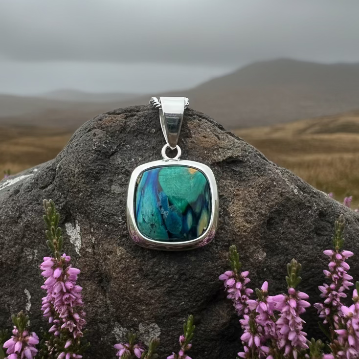 Mira Heathergems Celtic Necklace