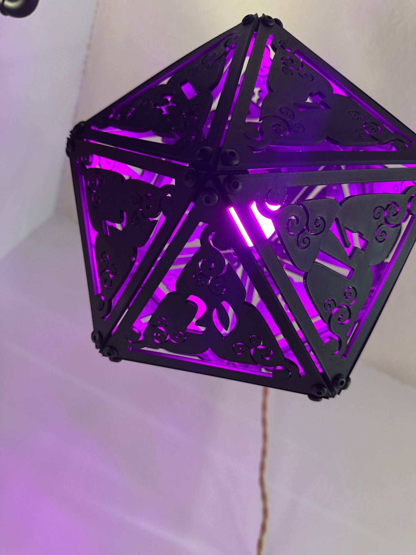 D20 Hanging Lamp - White / RGBW / Without