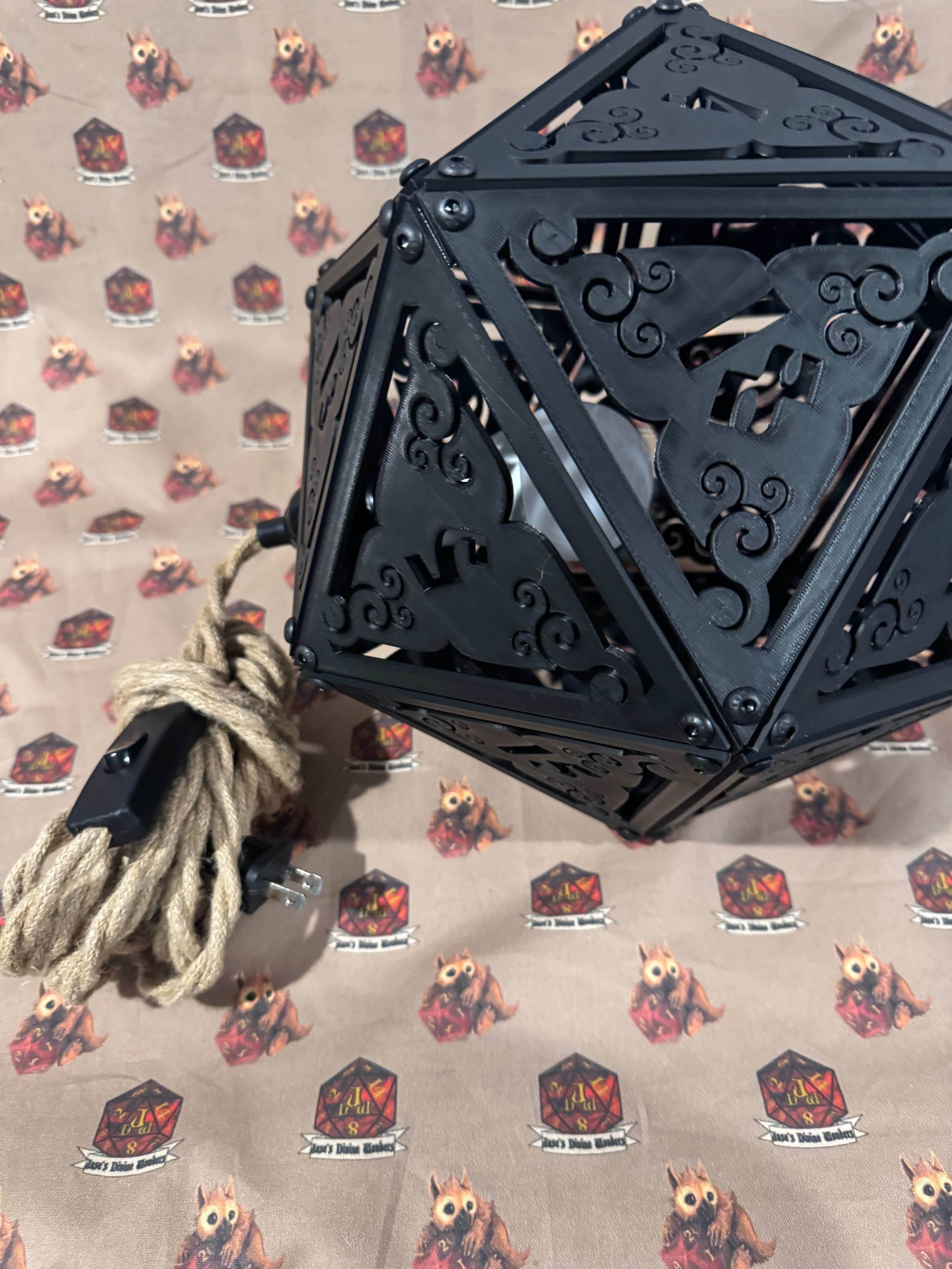 D20 Hanging Lamp - White / RGBW / Without