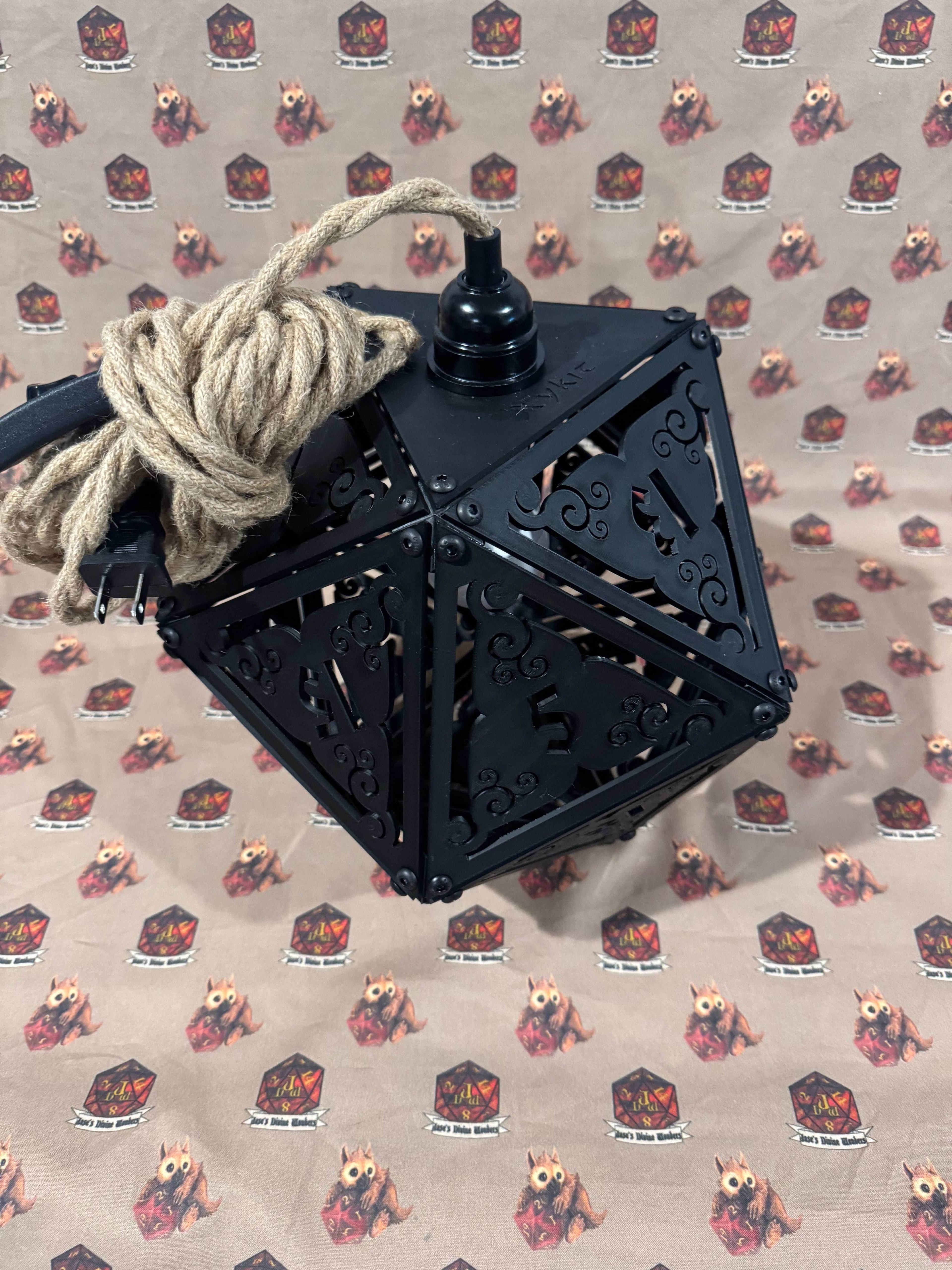 D20 Hanging Lamp - White / RGBW / Without