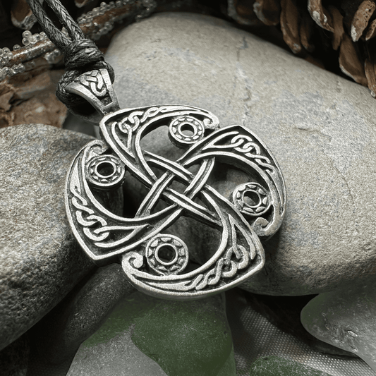 Pewter Celtic Elements Necklace - 
