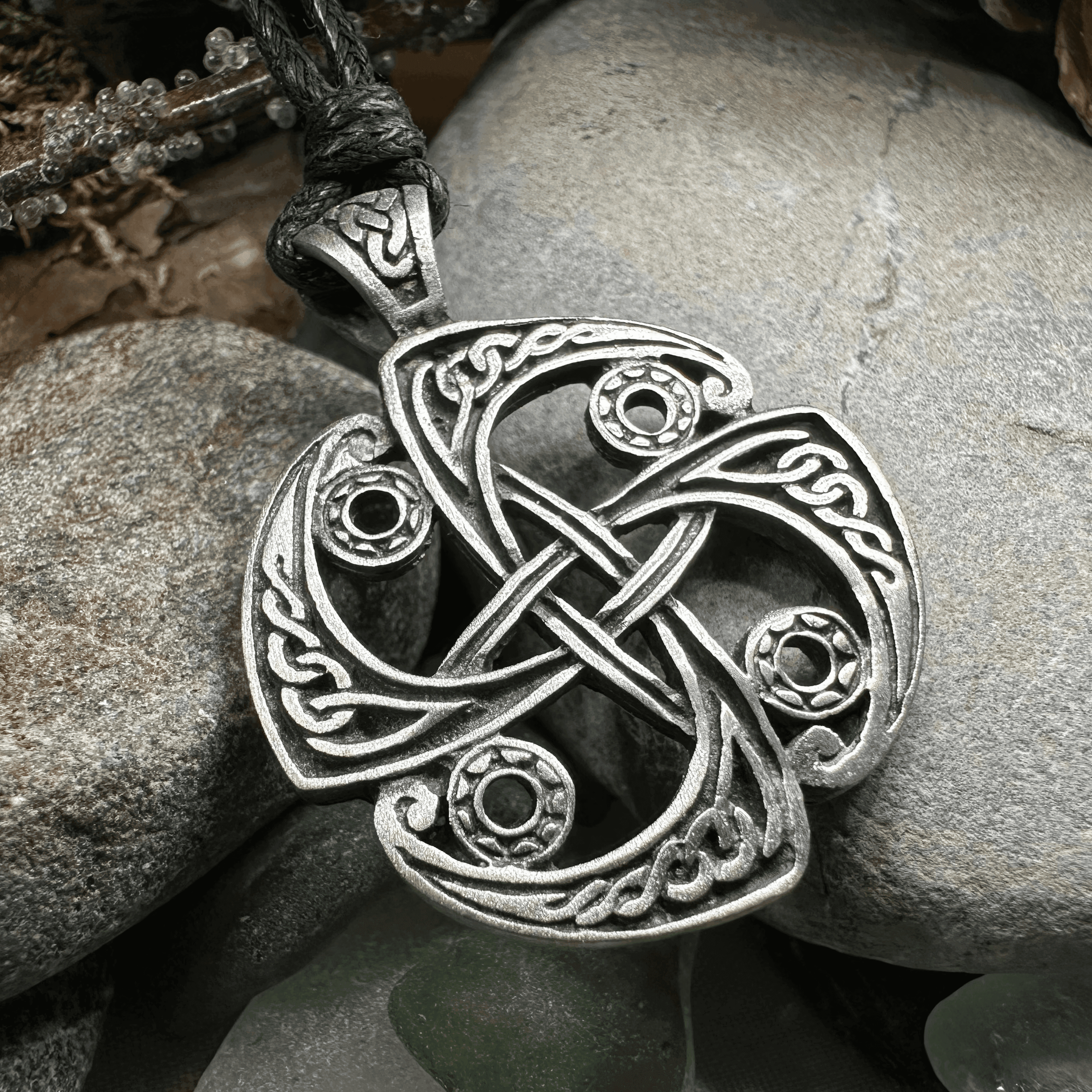 Pewter Celtic Elements Necklace - 