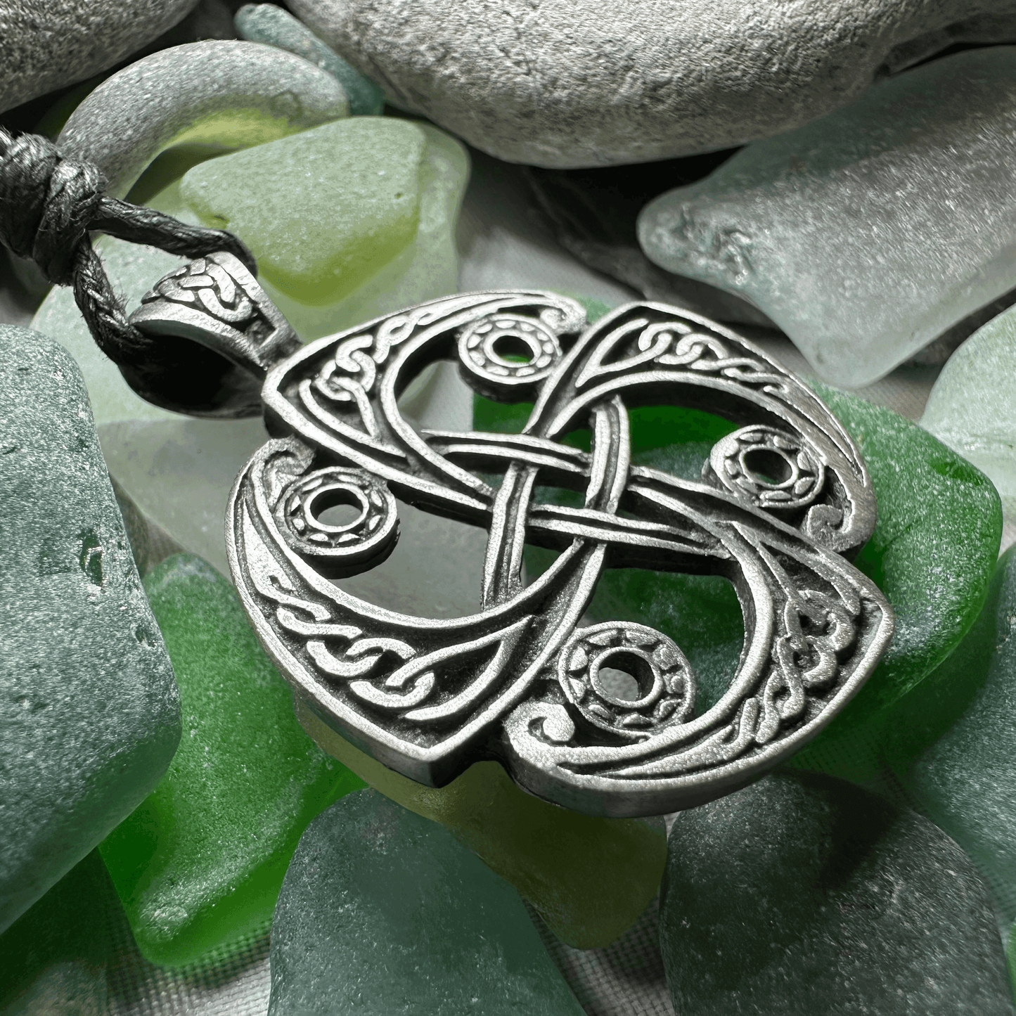 Pewter Celtic Elements Necklace - 
