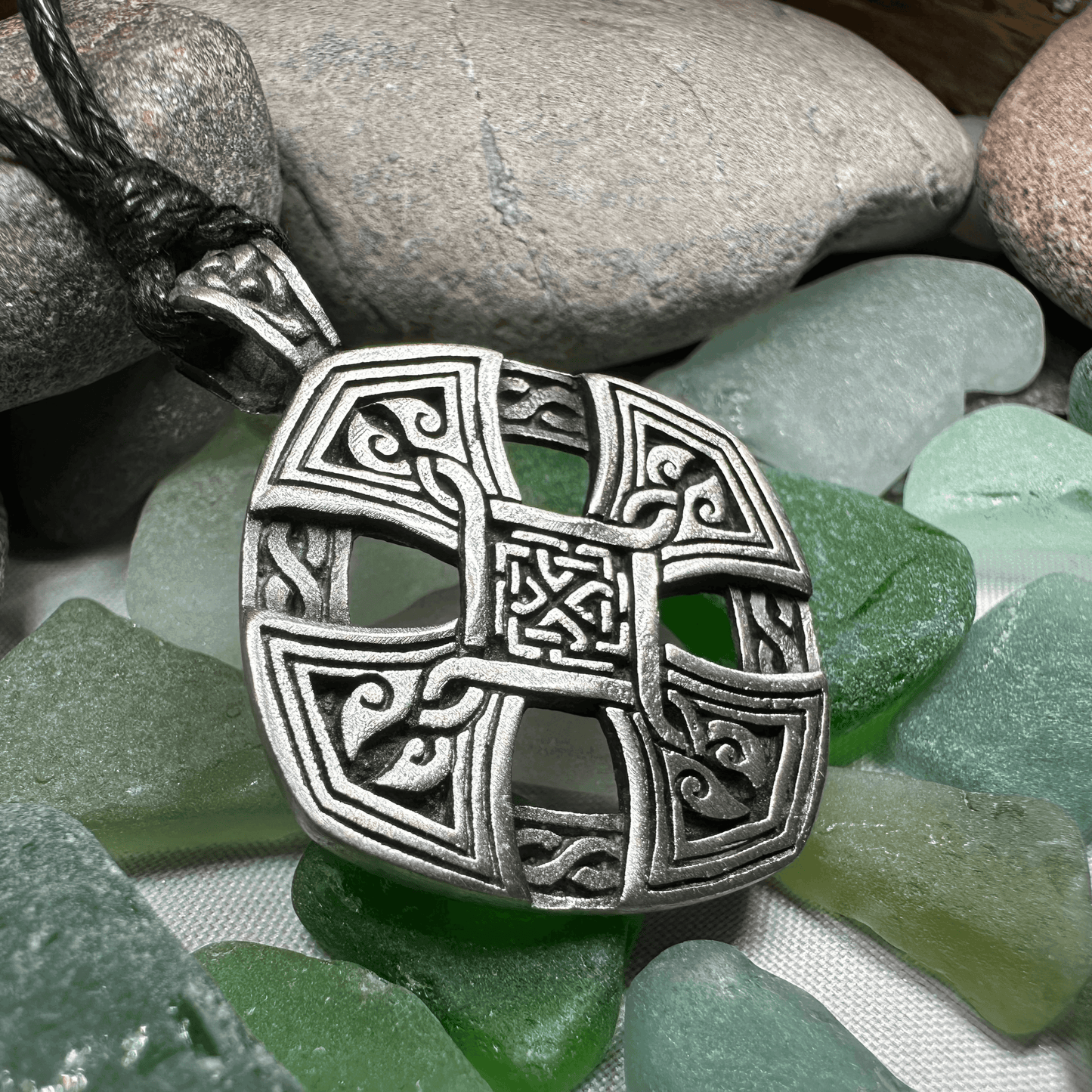 Eternity Celtic Cross Necklace - 