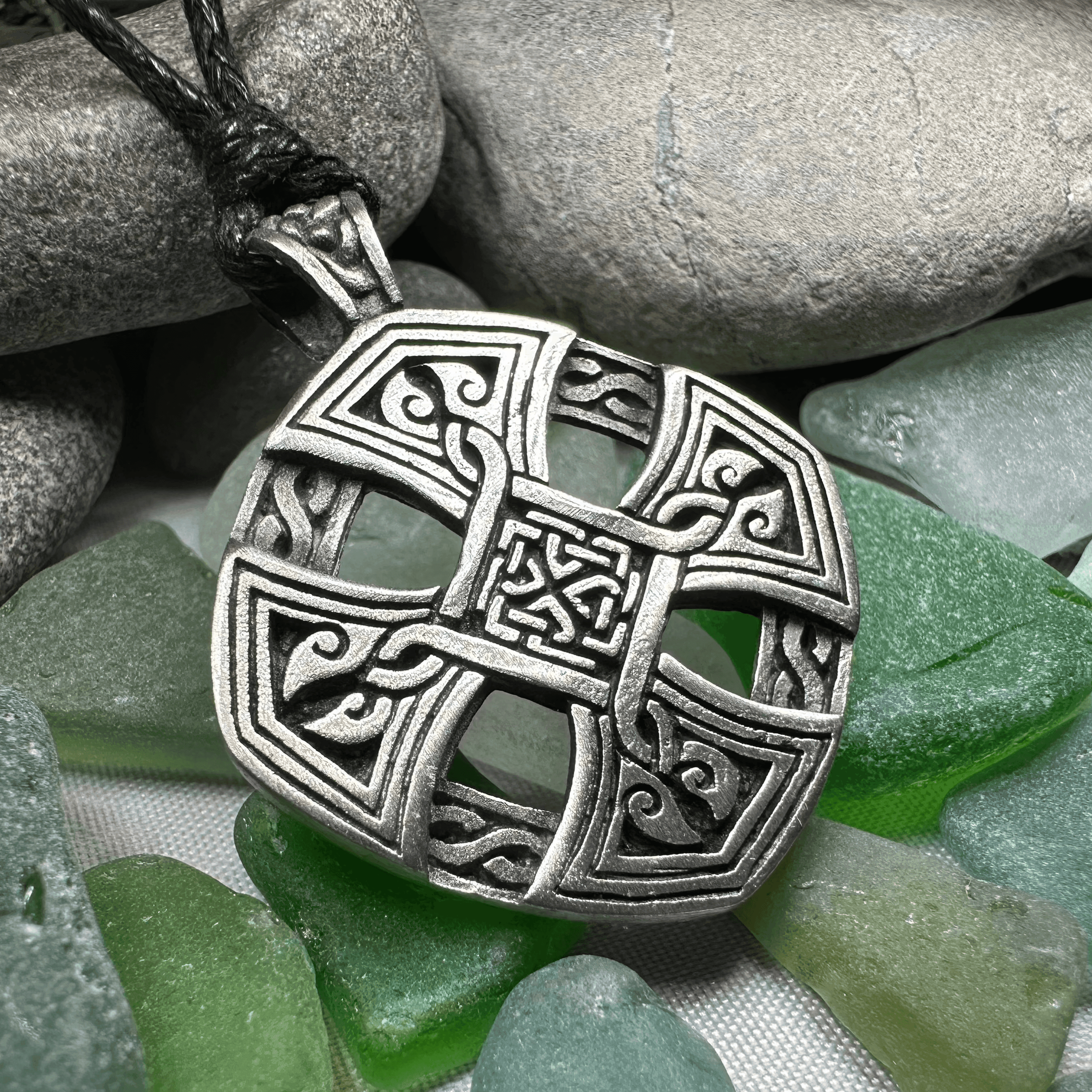 Eternity Celtic Cross Necklace - 