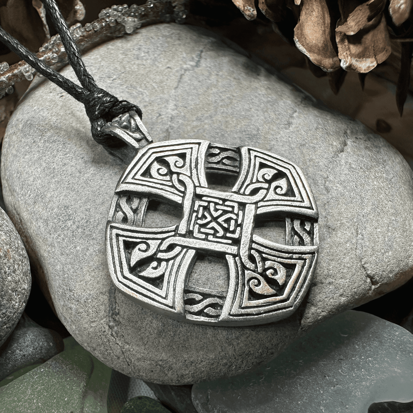 Eternity Celtic Cross Necklace - 