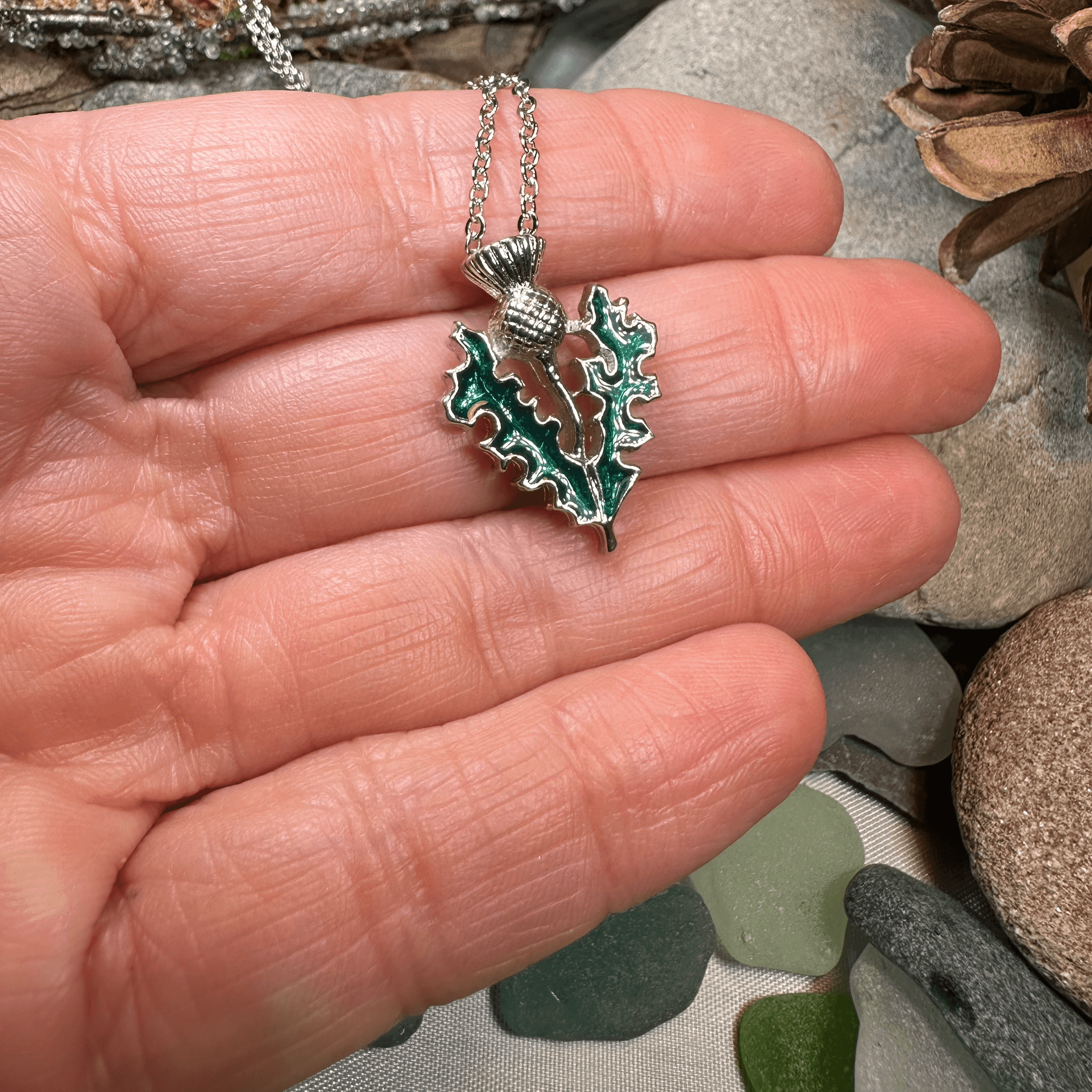 Annis Thistle Necklace - 