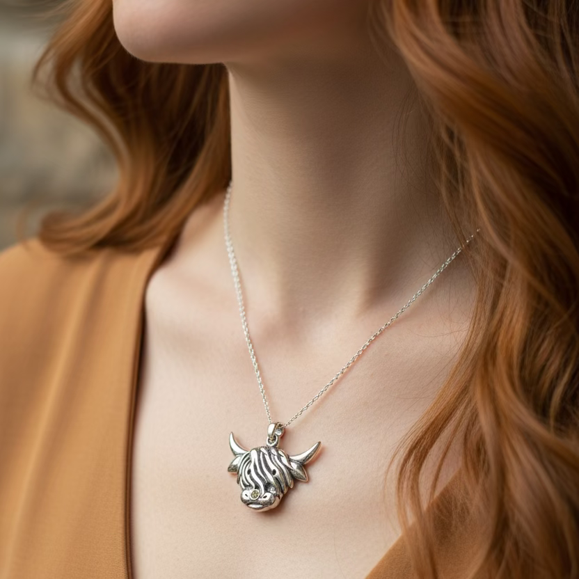 Kinross Highland Cow Necklace