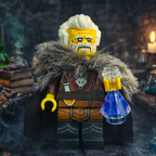 Wolfpack Alchemist  Custom Minifig made using LEGO parts  - B3 Customs