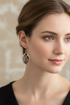 Red Fox Copper Earrings