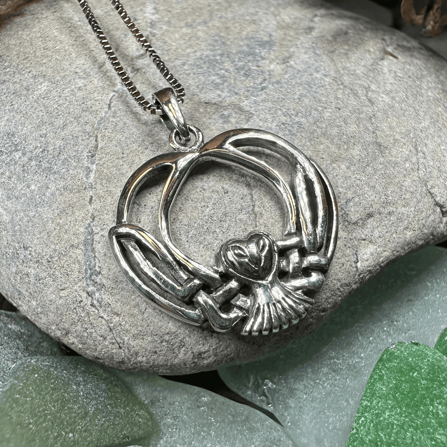 Affraic Celtic Owl Necklace - 