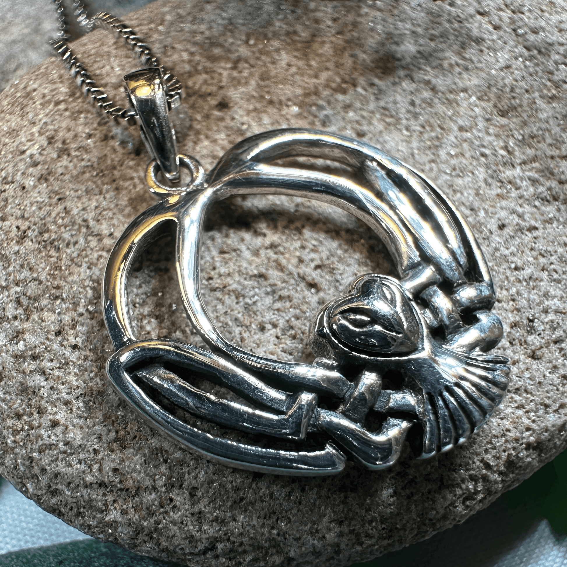 Affraic Celtic Owl Necklace - 