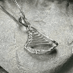 Petite Irish Harp Necklace - 18