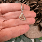 Petite Irish Harp Necklace - 18
