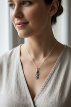Locklyn Tartan Thistle Necklace